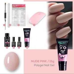 Poly Gel Set - Nude Pink
